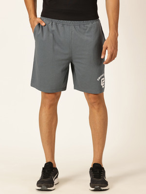 Thomas Scott Solid Men Grey Sports Shorts