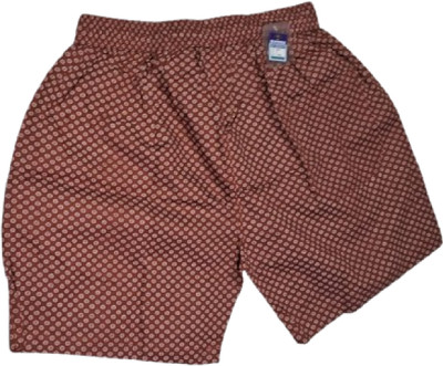 B D S Enterprises Printed Men Brown Bermuda Shorts