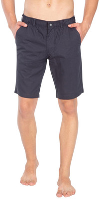 JOCKEY Solid Men Grey Chino Shorts