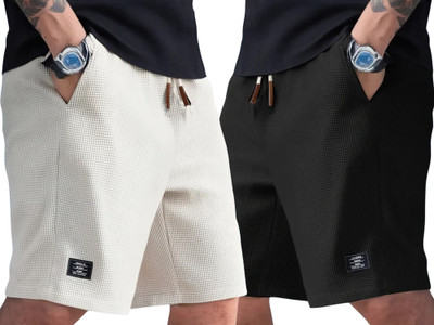 sti Solid Men Multicolor Regular Shorts