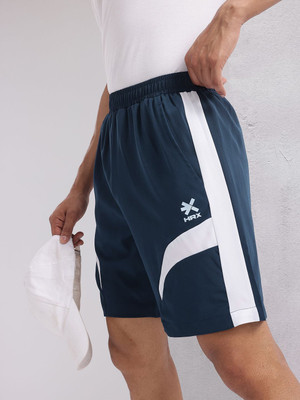 HRX by Hrithik Roshan Printed Men Black Regular Shorts