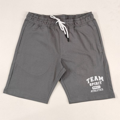 Cold Play Self Design Men Grey Casual Shorts