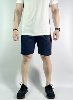 cozy cove Solid Men Dark Blue Running Shorts