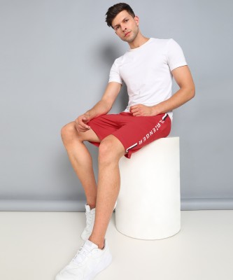 SLAZENGER Printed Men Red Sports Shorts