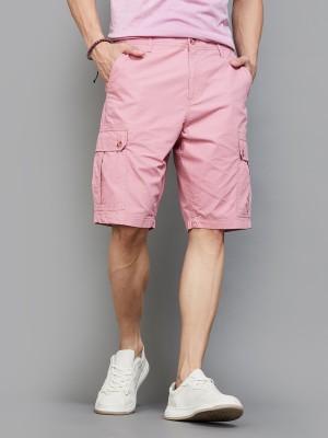 Fame Forever by Lifestyle Solid Men Pink Regular Shorts