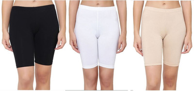 AJ FASHIONS Solid Women Multicolor Cycling Shorts