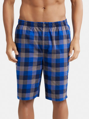 JOCKEY Printed Men Blue Bermuda Shorts