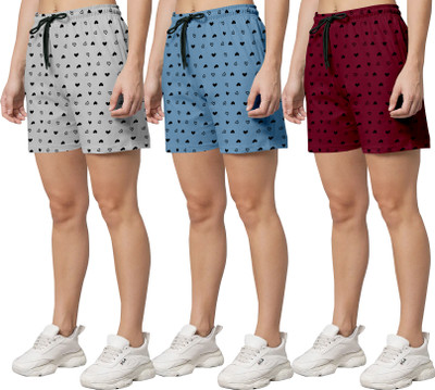 VMENTERPRISE Printed Women Multicolor Regular Shorts