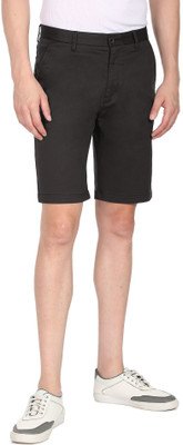 Arrow Sport Solid Men Grey Regular Shorts
