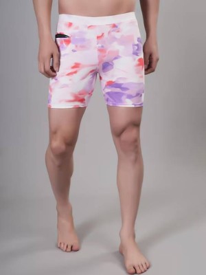 Attirezone Printed Men Multicolor Sports Shorts