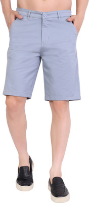 DUPER Solid Men Light Blue Chino Shorts