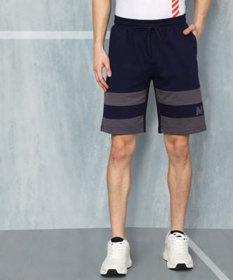 M7 By Metronaut Striped Men Multicolor Regular Shorts