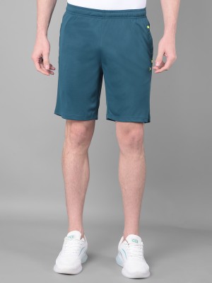 Force NXT Solid Men Green Casual Shorts