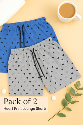 Hare Krishna Printed Women Multicolor Regular Shorts