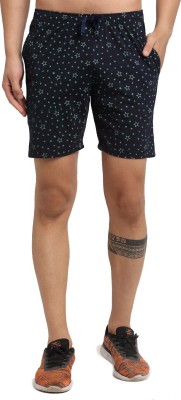 VIMAL JONNEY Printed Men Blue Regular Shorts