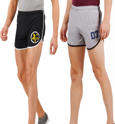 Blacktail Solid Men Multicolor Sports Shorts