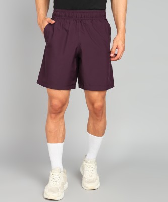 UNDER ARMOUR Solid Men Purple Sports Shorts