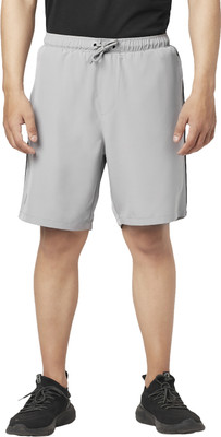 Ajile By Pantaloons Solid Men Grey Regular Shorts