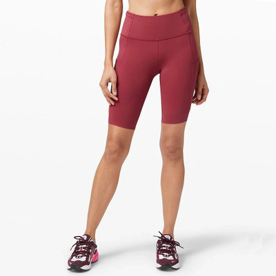 Flingr Solid Women Maroon Cycling Shorts
