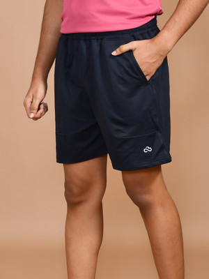 SKYKNIT Solid Men Dark Blue Bermuda Shorts