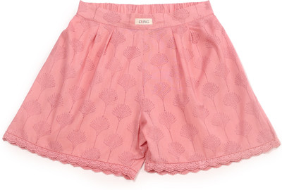 CLLING Floral Print Women Pink Boxer Shorts