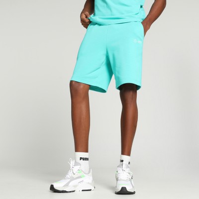 PUMA Solid Men Light Blue Sports Shorts