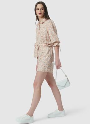 Pepe Jeans Floral Print Women Multicolor Regular Shorts