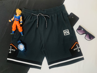 FitInOutFit Solid Men Grey Running Shorts