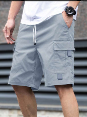 AMORE FASHION Solid Men Grey Regular Shorts