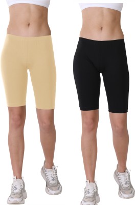 SURUTHI Solid Women Multicolor Cycling Shorts