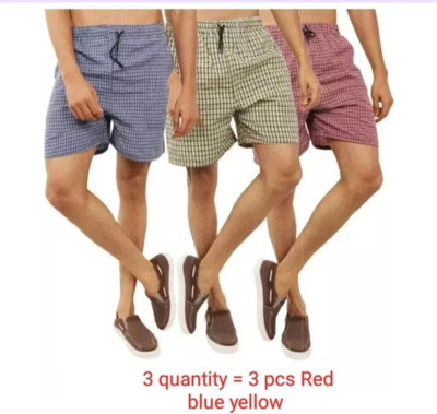 MASSIVE ENTERPRISES Checkered Men Multicolor Bermuda Shorts