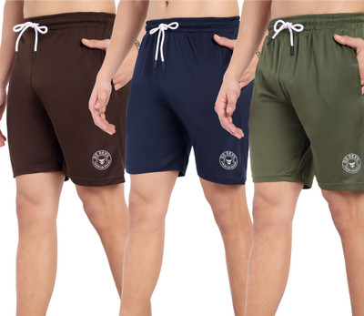 Go Devil Solid Men Multicolor Cargo Shorts