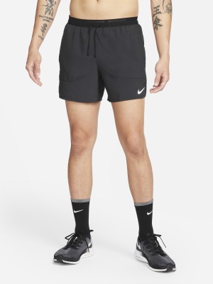 NIKE Solid Men Black Sports Shorts