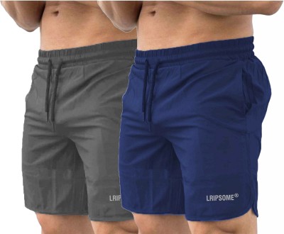 Lripsome Printed Men Black, Blue Boxer Shorts