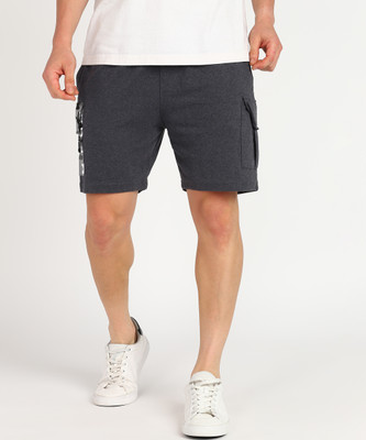 defacto Solid Men Grey Basic Shorts