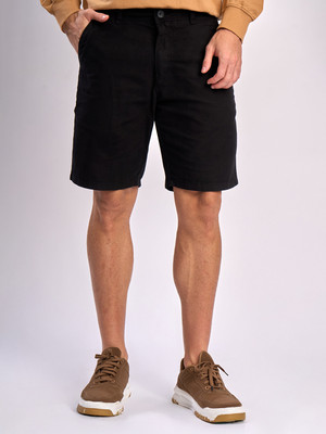 Bene Kleed Solid Men Black Chino Shorts