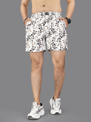 FTX Printed Men Multicolor Casual Shorts