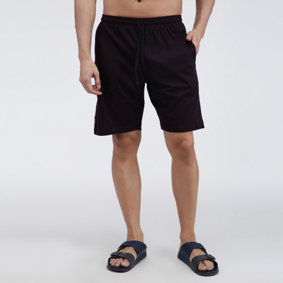 AMUL COMFY Solid Men Brown Bermuda Shorts