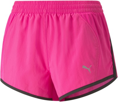 PUMA Solid Women Pink Sports Shorts