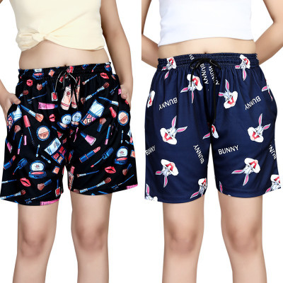 Exitro Printed Women Multicolor Basic Shorts