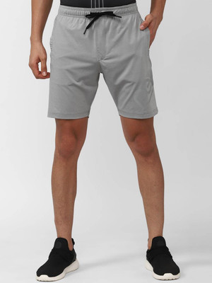 PETER ENGLAND Solid Men Grey Regular Shorts