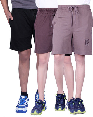 Humbert Solid Men Multicolor Basic Shorts
