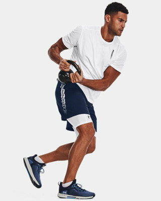 UNDER ARMOUR Solid Men Blue Regular Shorts