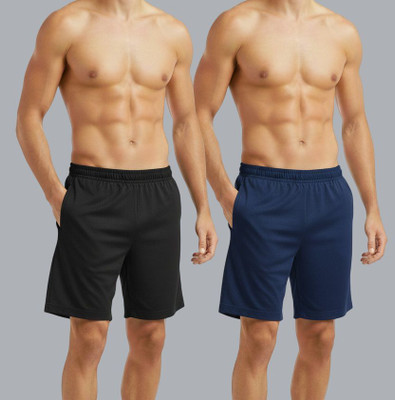 VS Tex Solid Men Multicolor Sports Shorts