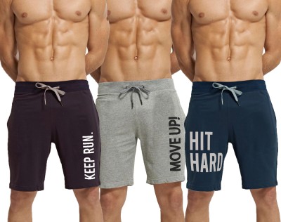 Southcity Solid Men Multicolor Basic Shorts