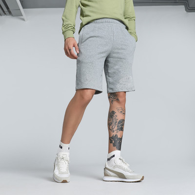 PUMA Printed Men Grey Basic Shorts
