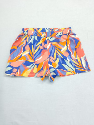 9 impression Printed Women Blue Casual Shorts