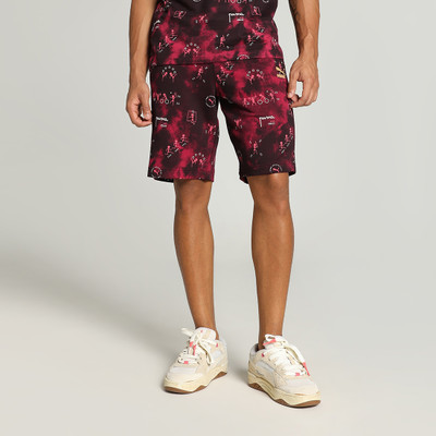 PUMA Printed Men Black Basic Shorts