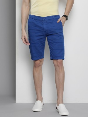 The Indian Garage Co. Printed Men Blue Chino Shorts