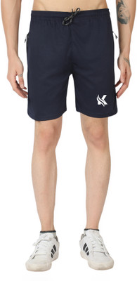 kibitzertrends Solid Men Black Regular Shorts